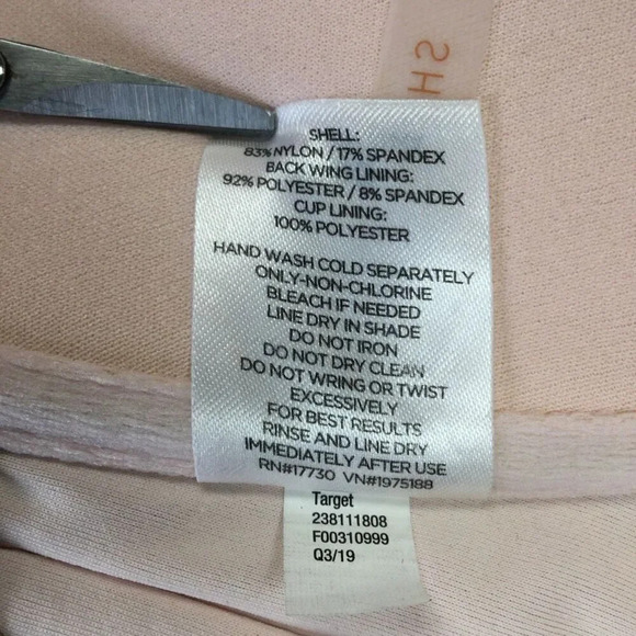 Shade & Shore Womens Tan Cheetah Light Lift V-Wire Ribbed Bikini Top Size 36DD - Picture 6 of 8